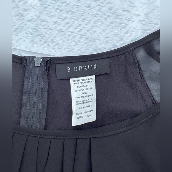 B. Darlin Black & White Sequin Dress. Size 3/4. New with Tags - Picture 4 of 7